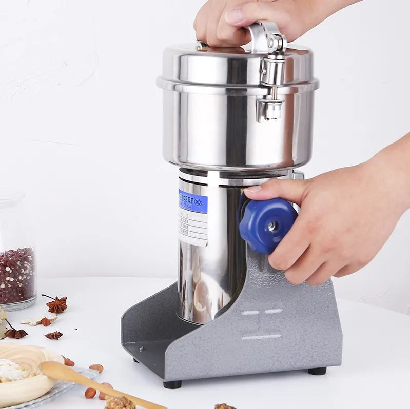 Kitchen Stainless Steel Ultra-Fine Pulverizer Household Electric Grinding Machine Blenders for Medicinal Materials Grains