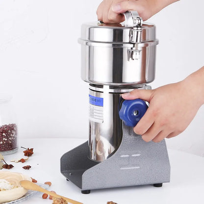 Kitchen Stainless Steel Ultra-Fine Pulverizer Household Electric Grinding Machine Blenders for Medicinal Materials Grains