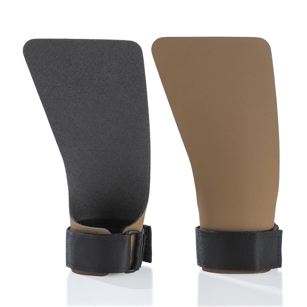 Leather Breathable Adjustable No-hole Hand Grips Crossfit Pull-ups Cross Training Gymnastics WODS Weightlifting Bodybuilding