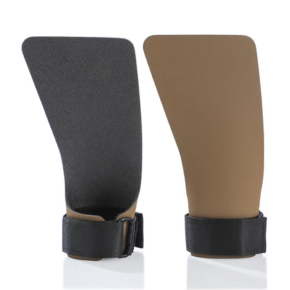 Leather Breathable Adjustable No-hole Hand Grips Crossfit Pull-ups Cross Training Gymnastics WODS Weightlifting Bodybuilding