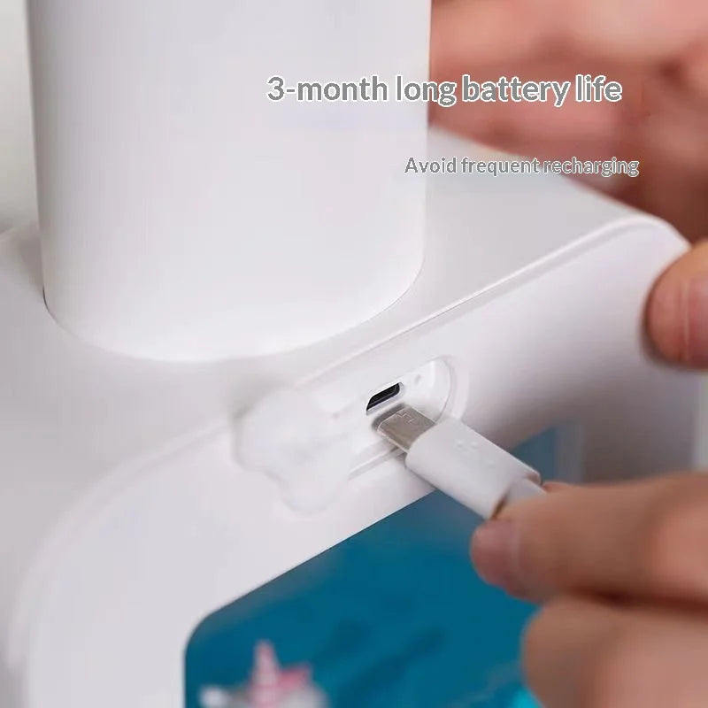Household Automatic Hand Sanitizer Foam Dispenser Wall-Mounted Induction Electric Soap Dispenser 200-300L Capacity