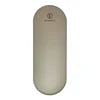 Carmine Lafite Red Non Slip Custom Print Round End Capsule Arch Oval Shape PU Rubber Yoga Mat With Laser Etched Alignment Logo