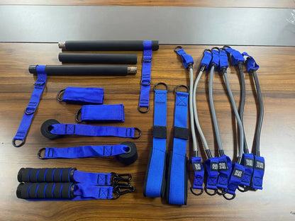 Cross Border 270 lb Full Pilates Bar Set Home Multi-function AIDS Yoga Tension Band Fitness bar