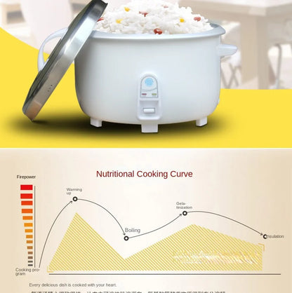 110V 1950W Large Round Electric Rice Cooker 20L with Cake & Rice Function