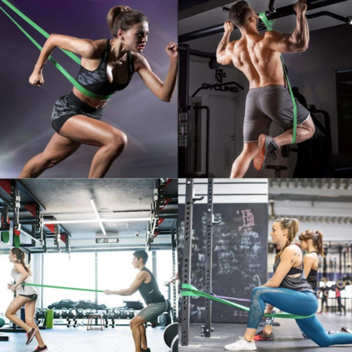 Gym Workout Soft Latex Material Elastic Band Practice Body Resistance Fitness Elastic Bands Yoga Exercise Latex Resistance Bands