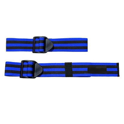 Blood Flow Restriction Bands with Buckle Fasteners (Polyester Fabric) for Muscle Building and Pump Training BFR Cuffs