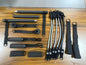 270 Lbs Complete Pilates bar Kit Home Multi-functional Auxiliary Equipment Yoga Resistance Band Fitness bar