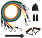Custom 11 Pcs Latex Elastic Tube Exercise Loop Pull up Fitness 11Pcs Resistance Bands Set