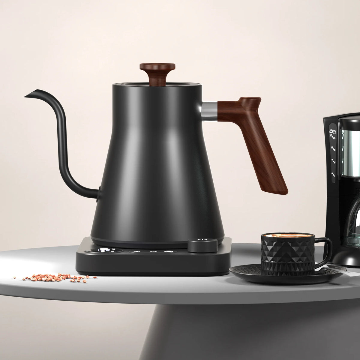 Order Directly 900Ml Stainless Steel Kettle Digital Smart Pour Over Coffee Tea Temperature Control Gooseneck Electric Kettle