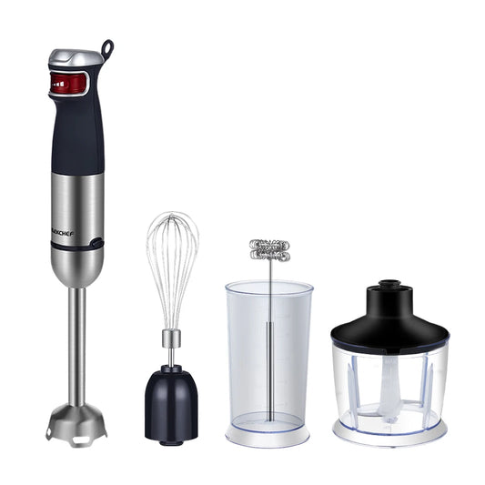 Multifunction 5 in 1 Electric Immersion Mixer Food Processor Chopper Portable Hand Mixer Mini Blender 1200W Ice Smoothie Maker