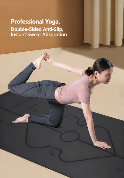 Custom Logo Printed SVANA Natural Rubber PU Eco-friendly 5mm 183cm Non-slip Travel Chocolate Yoga Mat Bag High Quality OEM ODM