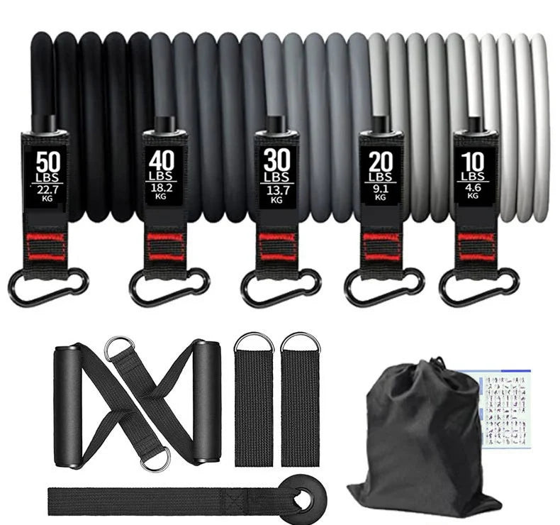 Exercise Bands Resistance Bands  Men and Women Fitness Strength Training Home Gym Equipment Strength Training