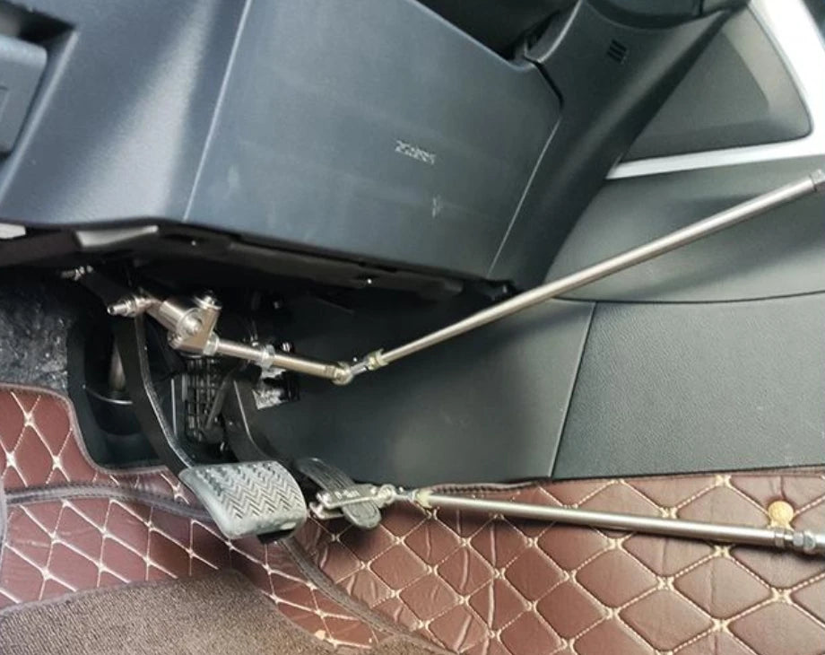 Portable Handicapped Push Pull Hand Control for Gas and Brake Car Drive