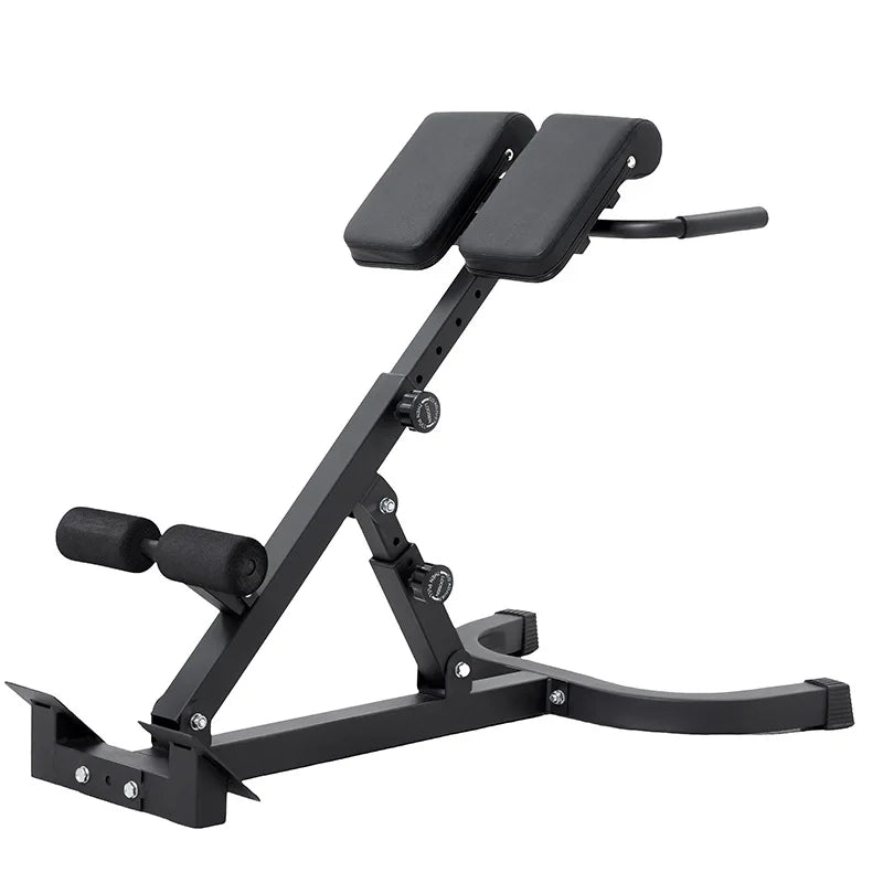 Foldable Steel Roman Chair for Sports & Entertainment Effective Waist and Hip Training Exercise Develops Muscles