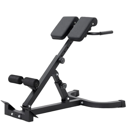 Foldable Steel Roman Chair for Sports & Entertainment Effective Waist and Hip Training Exercise Develops Muscles