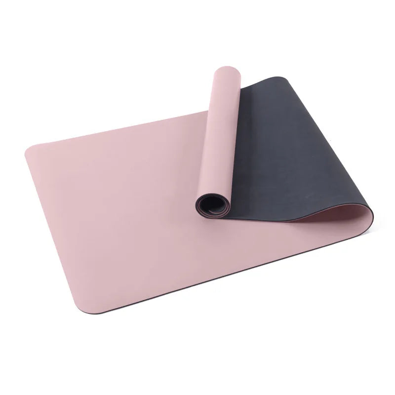 Custom Logo Printed SVANA Natural Rubber PU Eco-friendly 5mm 183cm Non-slip Travel Chocolate Yoga Mat Bag High Quality OEM ODM