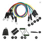 Custom 11 Pcs Latex Elastic Tube Exercise Loop Pull up Fitness 11Pcs Resistance Bands Set