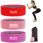 Yewayoga New Arrival Resistance Band Fitness Workout Rope Booty Bands Custom logo Customized Color Hip Resistance Band Set