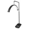 FOSOTO Oversea Warehouse LED Lash Ring Light for Beauty Salon Bed Artist Gold Half Moon LED Floor Lamp for Eyelash Extension Spa