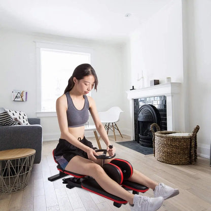 Ebest Heavy-Duty 330LBS Pro Foldable Leg Stretcher Home Gym Machine Stainless Steel Foam ABS PP CN Plug Improved Leg Flexibility