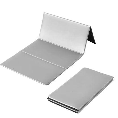 Ready to Ship Dropshiping Guli Fitness Foldable Eco-Friendly 8mm Thick PVC Yoga Mat for Pilates & Gym Use 120x60cm Silver Black