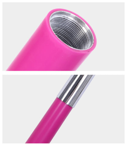 Static Pink Polished Steel Portable Dance Pole Removable Fitness Exercise Aerial Tube Home Apartment Club HM HM-594