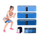 New Arrival Zakerda ZK0307 Custom Logo Durable Green Polyester Fabric Latex Hip Loop Booty Resistance Bands Set for Home Gym