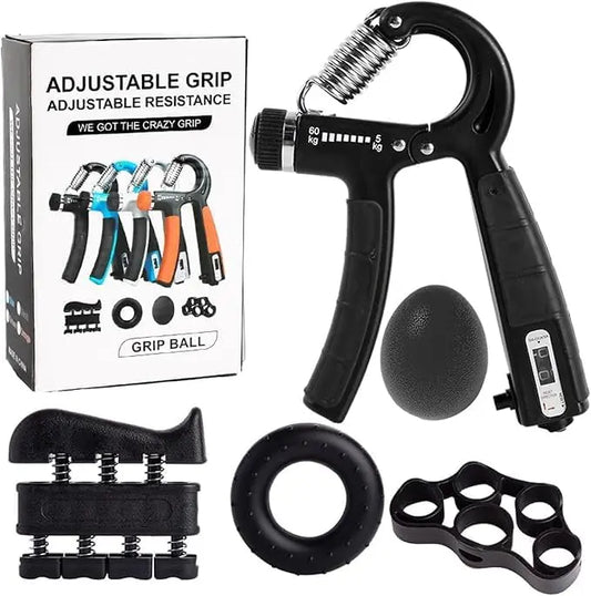 Adjustable 5-60kg Portable Lightweight Hand Grip Strengthener Kit Economical Forearm Exercise Equipment