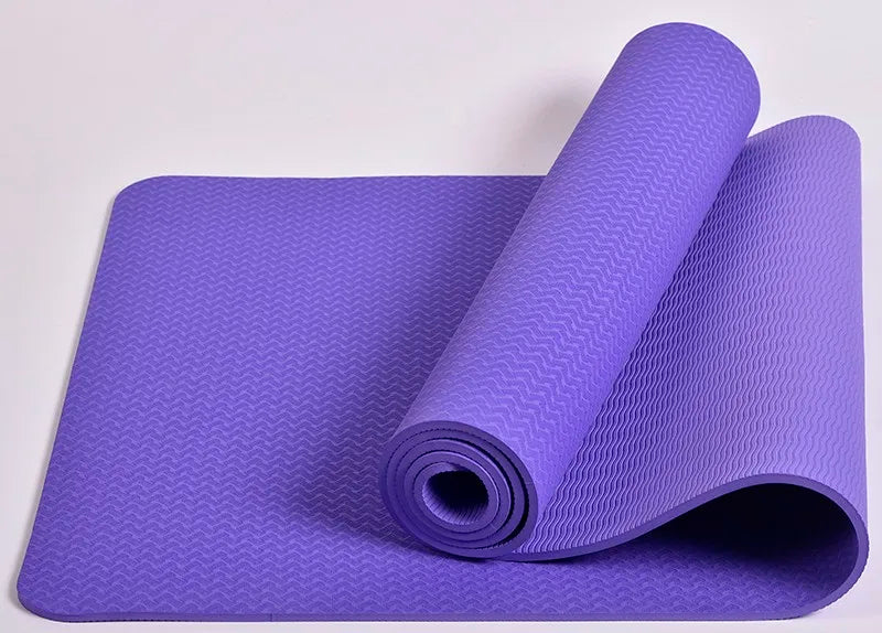 High quality 6mm thick yoga mat printed non-slip supplier