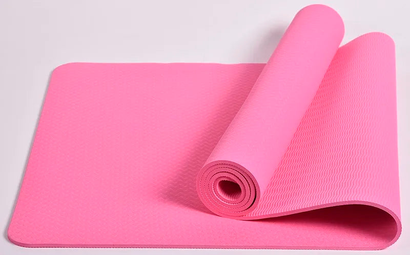 High quality 6mm thick yoga mat printed non-slip supplier
