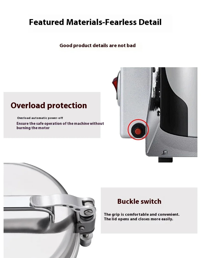 Kitchen Stainless Steel Ultra-Fine Pulverizer Household Electric Grinding Machine Blenders for Medicinal Materials Grains