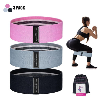 New Arrival Zakerda ZK0307 Custom Logo Durable Green Polyester Fabric Latex Hip Loop Booty Resistance Bands Set for Home Gym