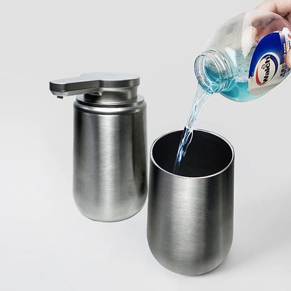Smart Home Appliances 316 Stainless Steel Seifenspender Elektrisch USB Rechargeable Electric Wall Automatic Soap Dispenser