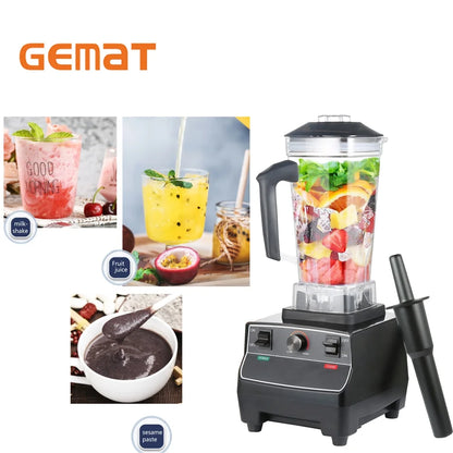 Blender Juicer Machine 1200W 2L Capacity BPA Free Container Multi-Speed 9 Settings Electric Commercial Use Household Hotel
