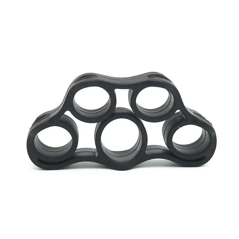 Anti-Slip Circular Silicone Five Finger Pulling Device 6-Piece Set Light/Medium/Heavy Resistance Hand Rehabilitation Hand