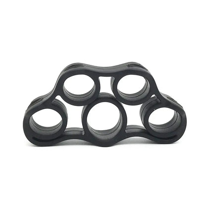 Anti-Slip Circular Silicone Five Finger Pulling Device 6-Piece Set Light/Medium/Heavy Resistance Hand Rehabilitation Hand