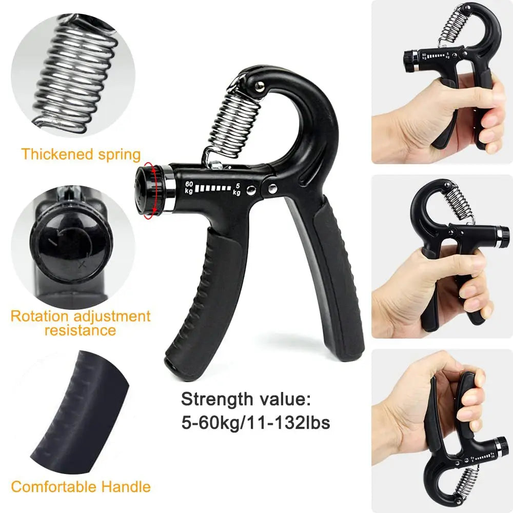 Wrist Arm Exercise Trainer Silicone Strengthener Gymnast Hand Grip Trainer Set Hand Muscle Training