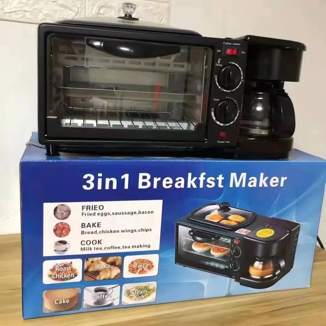 Professional Multifunction 3 in 1 Breakfast Machine Smart Electric Household Machine Breakfast Maker