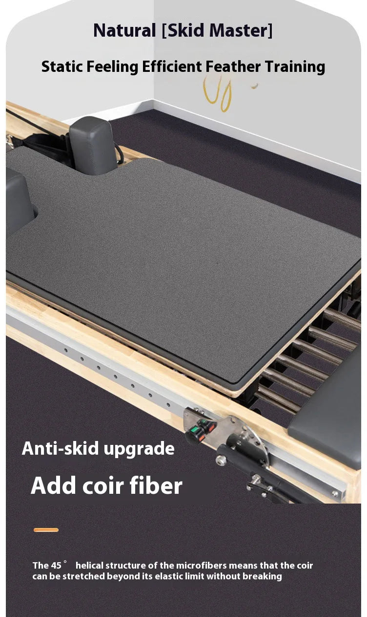 Eco Friendly Nature Rubber Thin 4.5mm Lightweight Foldable Exercise Washable Non-slip Hot Yoga Gym Pilates Reformer Mat