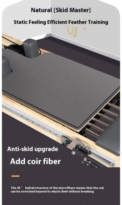 Eco Friendly Nature Rubber Thin 4.5mm Lightweight Foldable Exercise Washable Non-slip Hot Yoga Gym Pilates Reformer Mat