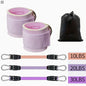 Protect Ankle Avoid Injuries Heavy Duty TPE Fitness Ankle Straps for Cable Machines and Sports Protection