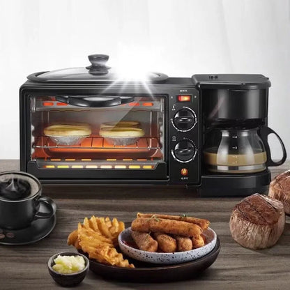 Multifunction Home Use Sandwich Maker Automatic Household 3 in One 9L Oven Multifunction 3 in 1 Breakfast Maker