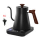 900Ml Goose Neck Stainless Steel Kettle Black Digital Smart Pour Over Coffee Tea Temperature Control Gooseneck Electric Kettle