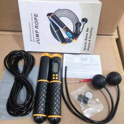 CHENGMO SPORTS Custom Heavy Smart Weight Loss Smart Skipping Jump Rope Counter Speed Digital Skip Rope Adjustable Cordless Skip