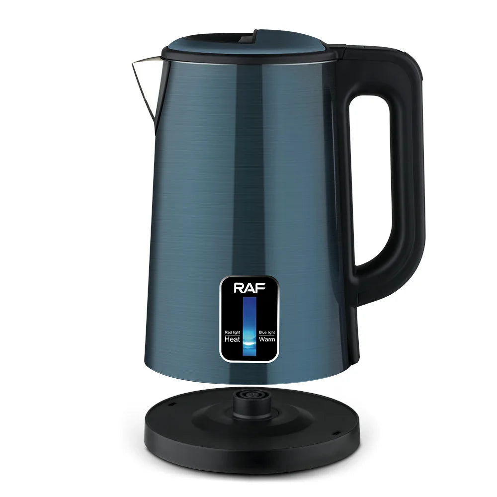 Stainless Steel Insulated Electric Kettle 2.5L Capacity Automatic Power-Off BPA Free 360 Rotational Base for Hotel Outdoor Car