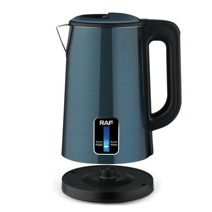 Stainless Steel Insulated Electric Kettle 2.5L Capacity Automatic Power-Off BPA Free 360 Rotational Base for Hotel Outdoor Car