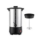 50 Cup Coffee Boiler, New 304S/S 50 Cup Fast Brew Coffee Urn and Hot Beverage Dispenser