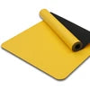Popular Curve Oval Nature Rubber PU Orange Yoga Mat