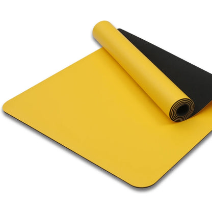 Popular Curve Oval Nature Rubber PU Orange Yoga Mat