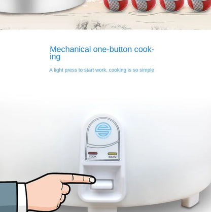 110V 1950W Large Round Electric Rice Cooker 20L with Cake & Rice Function